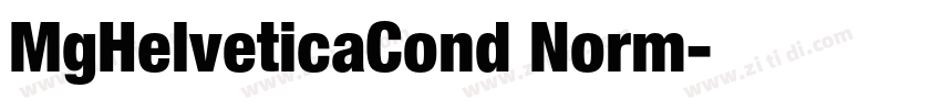 MgHelveticaCond Norm字体转换